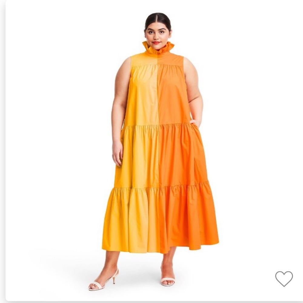 NWT Christopher John Rogers Two Tone Dress - Picture 2 of 8